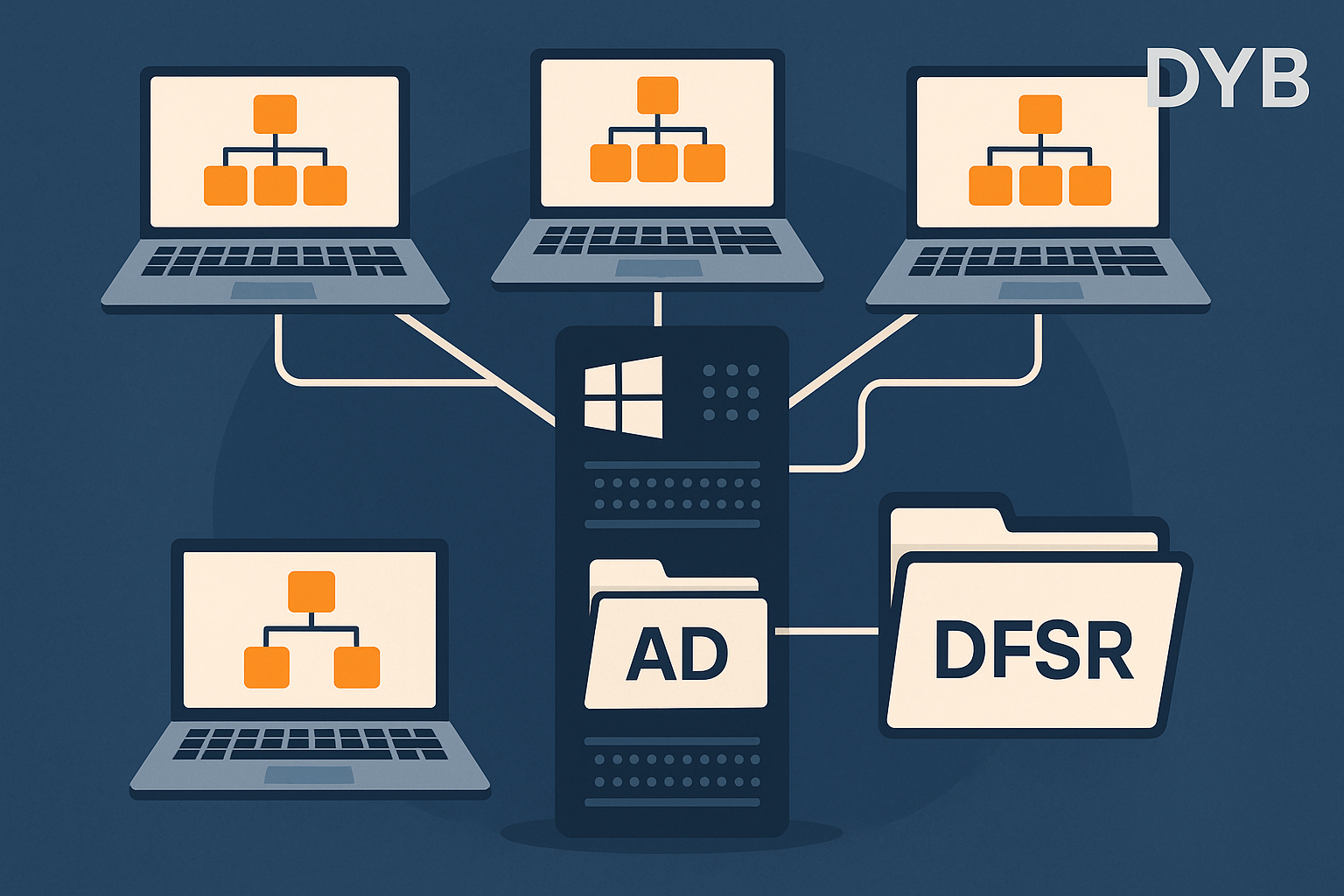 Réparer une réplication SYSVOL DFSR bloquée entre contrôleurs de domaine