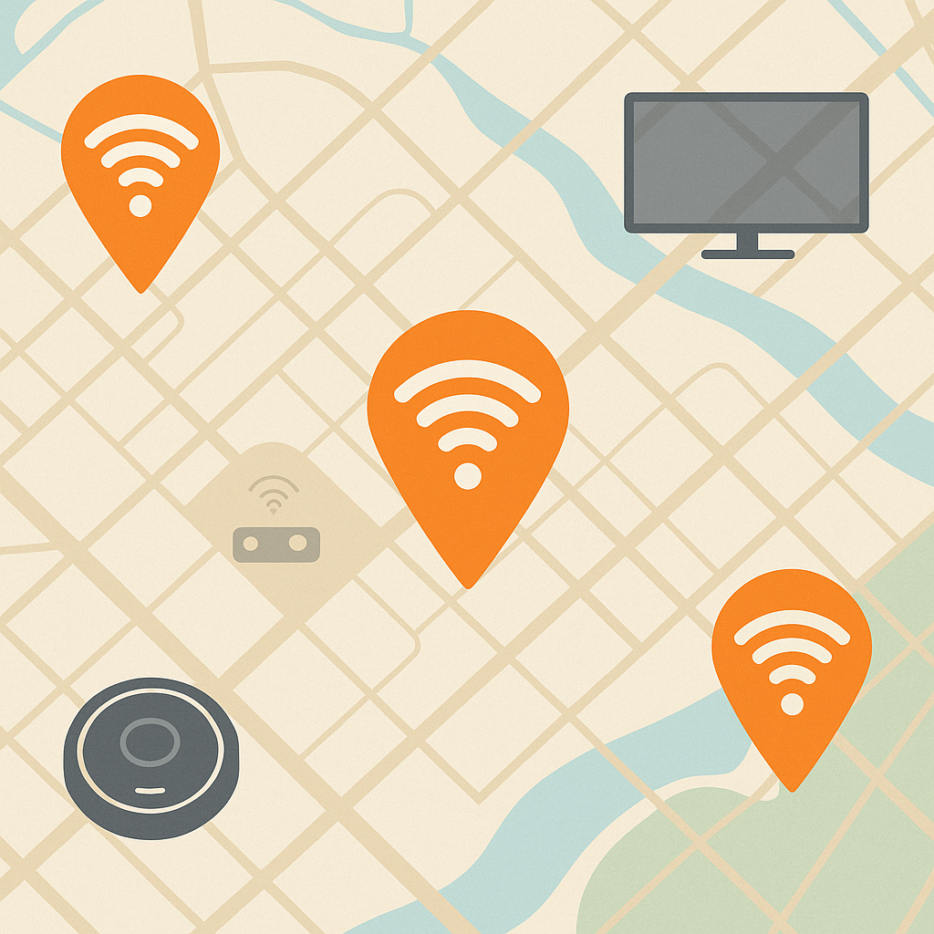 Tu es traçable sans GPS : le secret des réseaux Wi-Fi