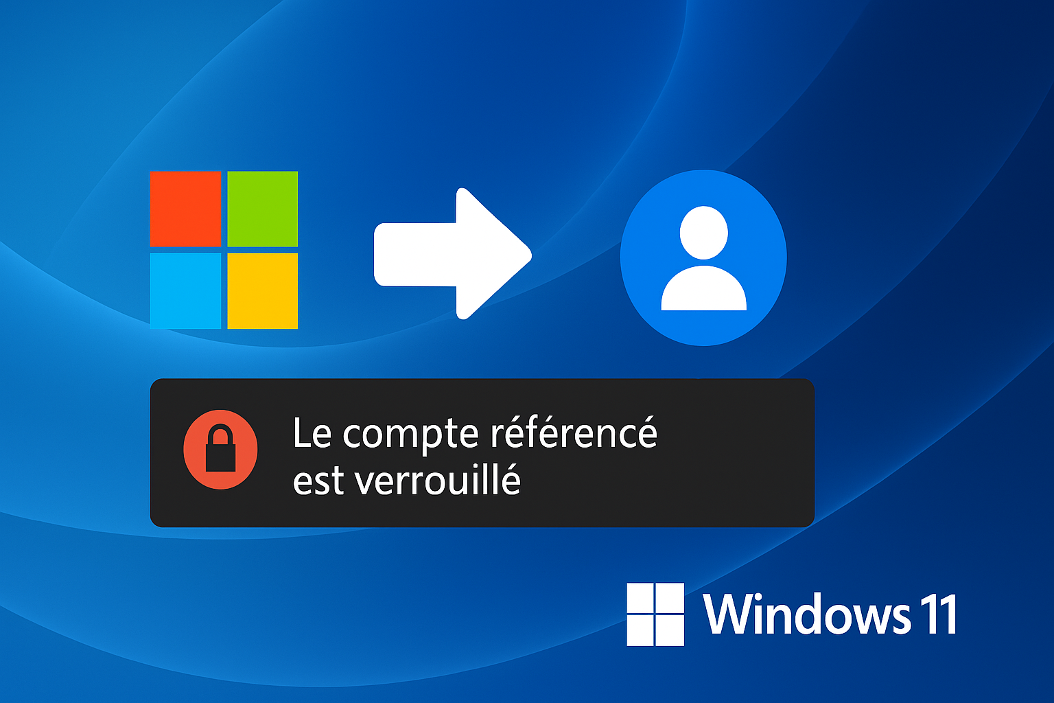 🧩 Comment le passage d’un compte Microsoft à un compte local provoque le verrouillage du compte
