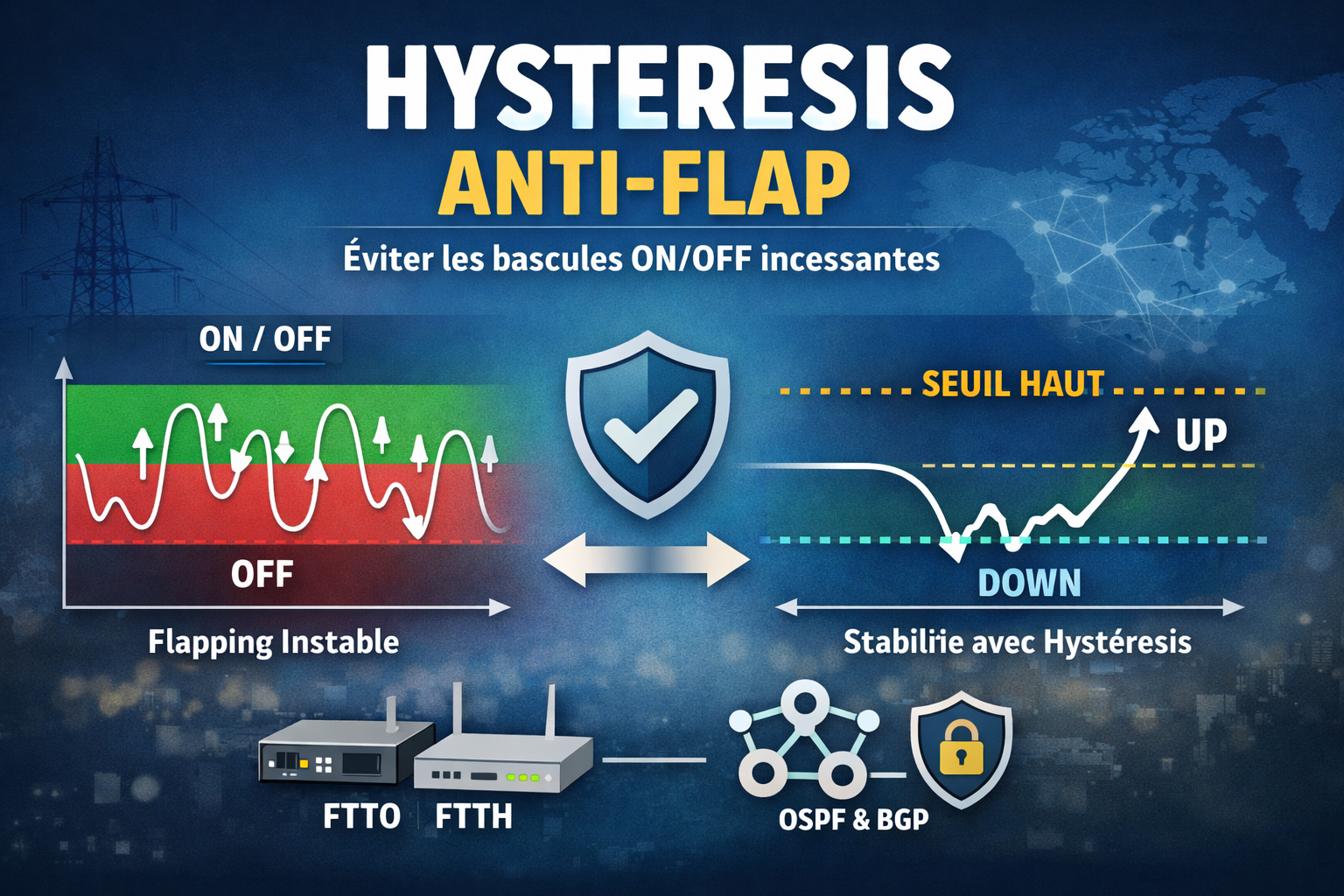 C’est quoi un hysteresis anti-flap ?